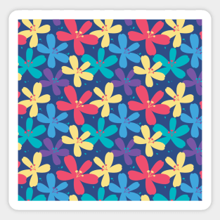 Tropical flowers Pattern Sticker